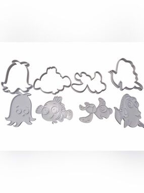 Finding Nemo Cookie Cutters & Stamps — 3D Printed Baking & Craft Set